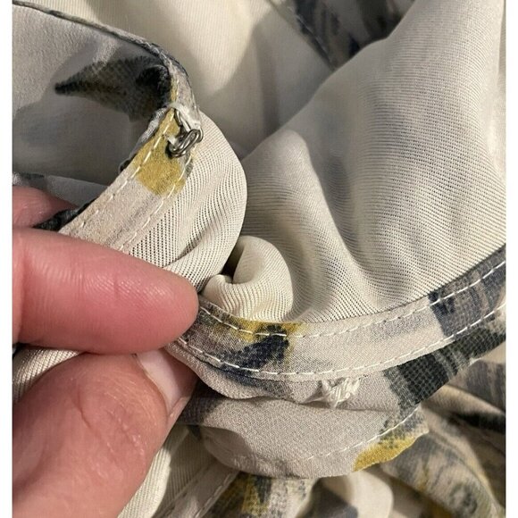 Japna Handmade Hawaiian Maxi Dress Size S Multicolor Sleeveless Tie Ruffle India - Picture 5 of 11